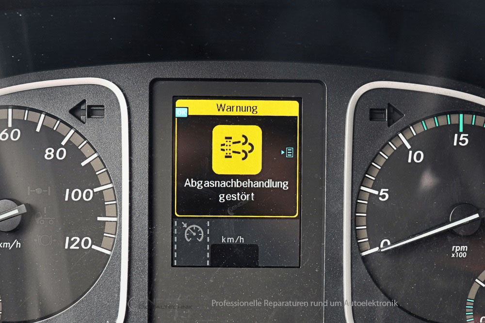 Abgasnachbehandlung (ACM) Steuergerät Reparatur Mercedes Arocs
